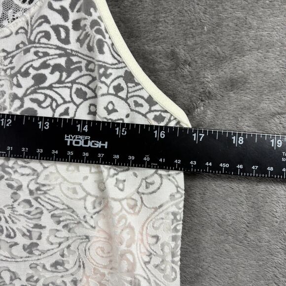 Linea Donatella NWT Lace Nightgown Chemise Slip Dress White Honeymoon Med D175 - Picture 4 of 8